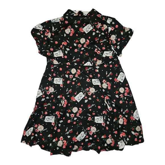 Torrid X Marilyn Monroe Midi Dress Women's 26 AOP Short Sleeve Retro Full Swing - Picture 11 of 11